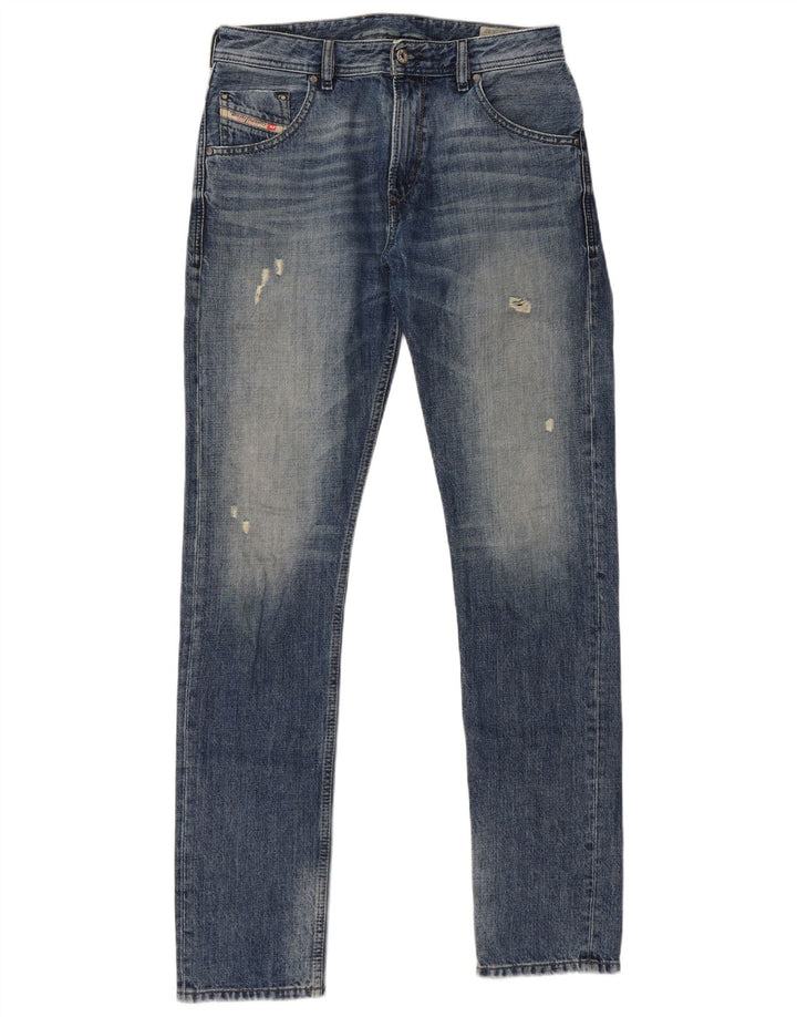 DIESEL Herre Krayver Carrot Slim Jeans W29 L32 Blå Bomuld