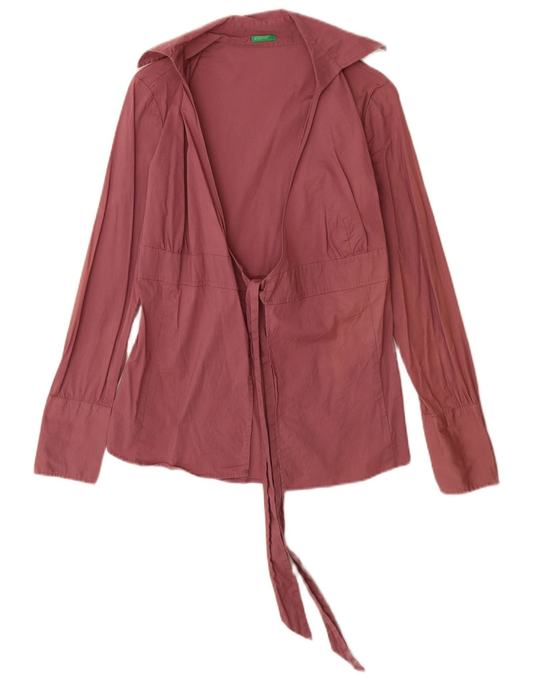 Benetton skjortebluse til kvinder UK 8 Small Pink