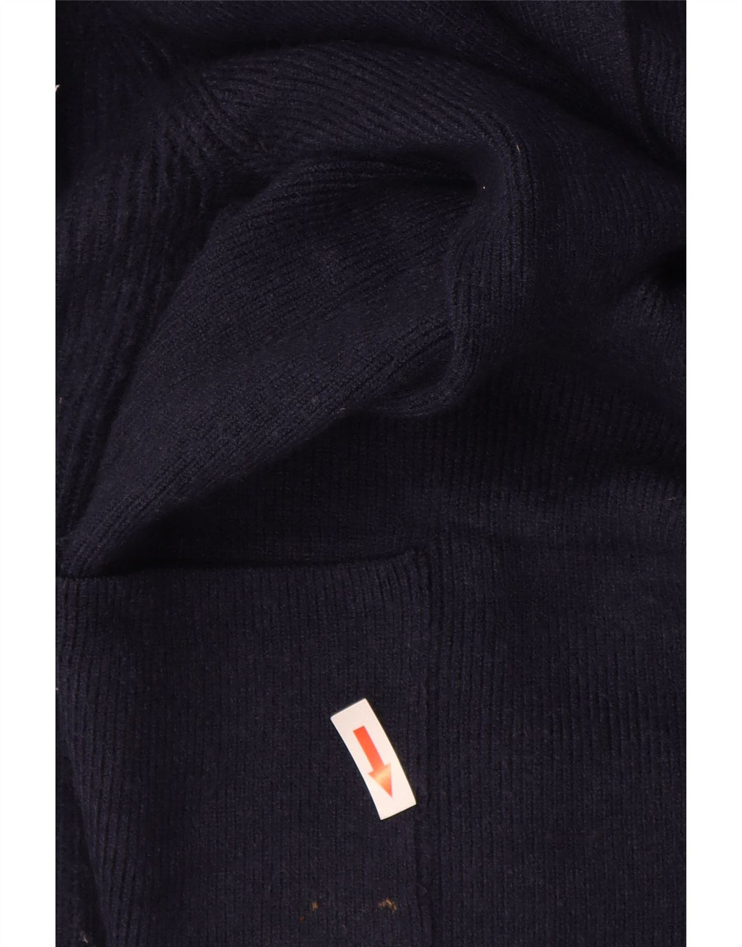 Marks & Spencer Dame Longline Åben Cardigan Sweater UK 16 Large Navy Blue