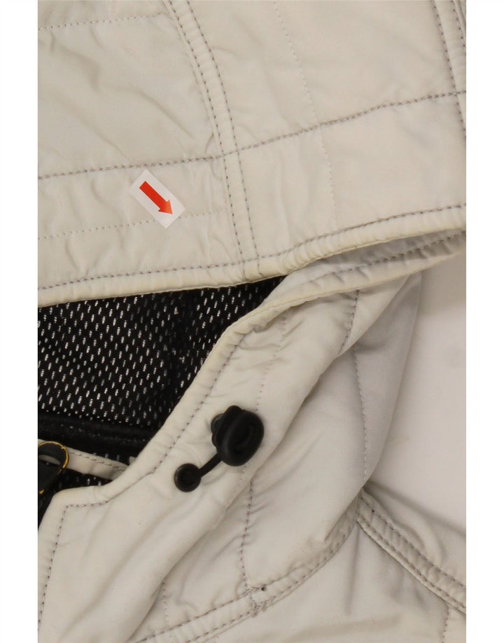 REFRIGIWEAR Bomberjakke med hætte til kvinder UK 14 Medium White Polyamid