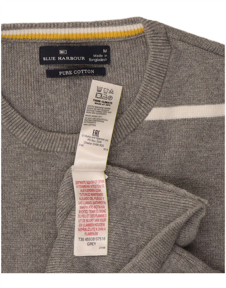 Marks & Spencer Dame sweater med rund hals DK 14 mellemgrå