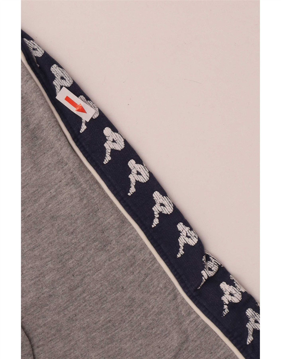 Kappa Dame Grafisk Sweatshirt Jumper UK 14 Medium Grey Colourblock