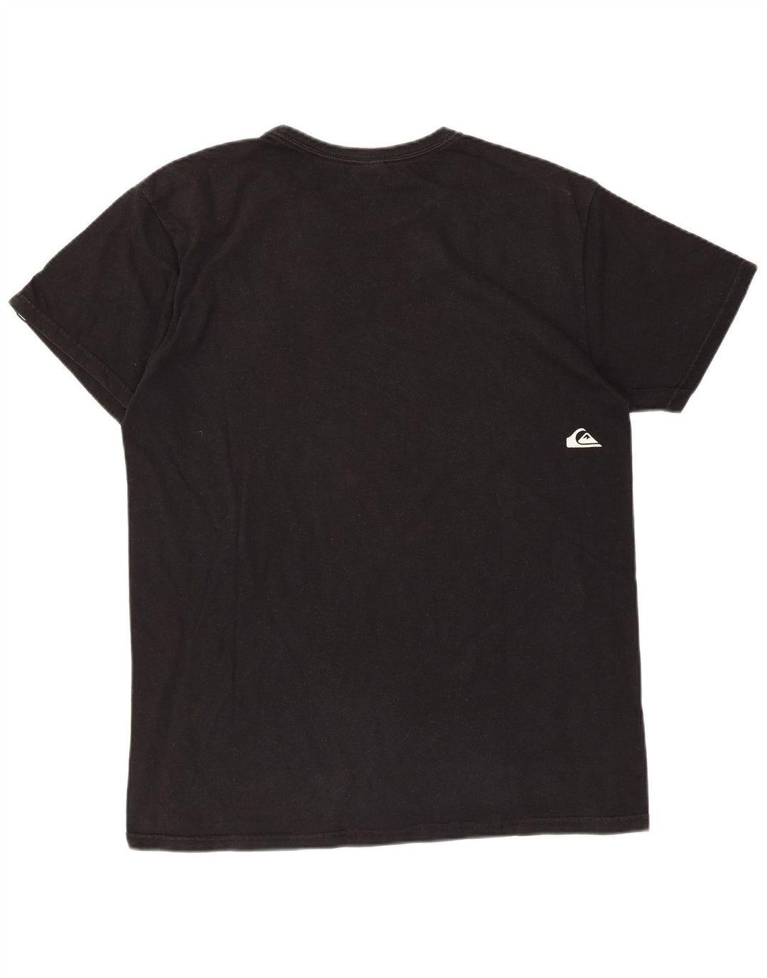 Quiksilver Herre grafisk T-shirt Top Medium Sort Bomuld