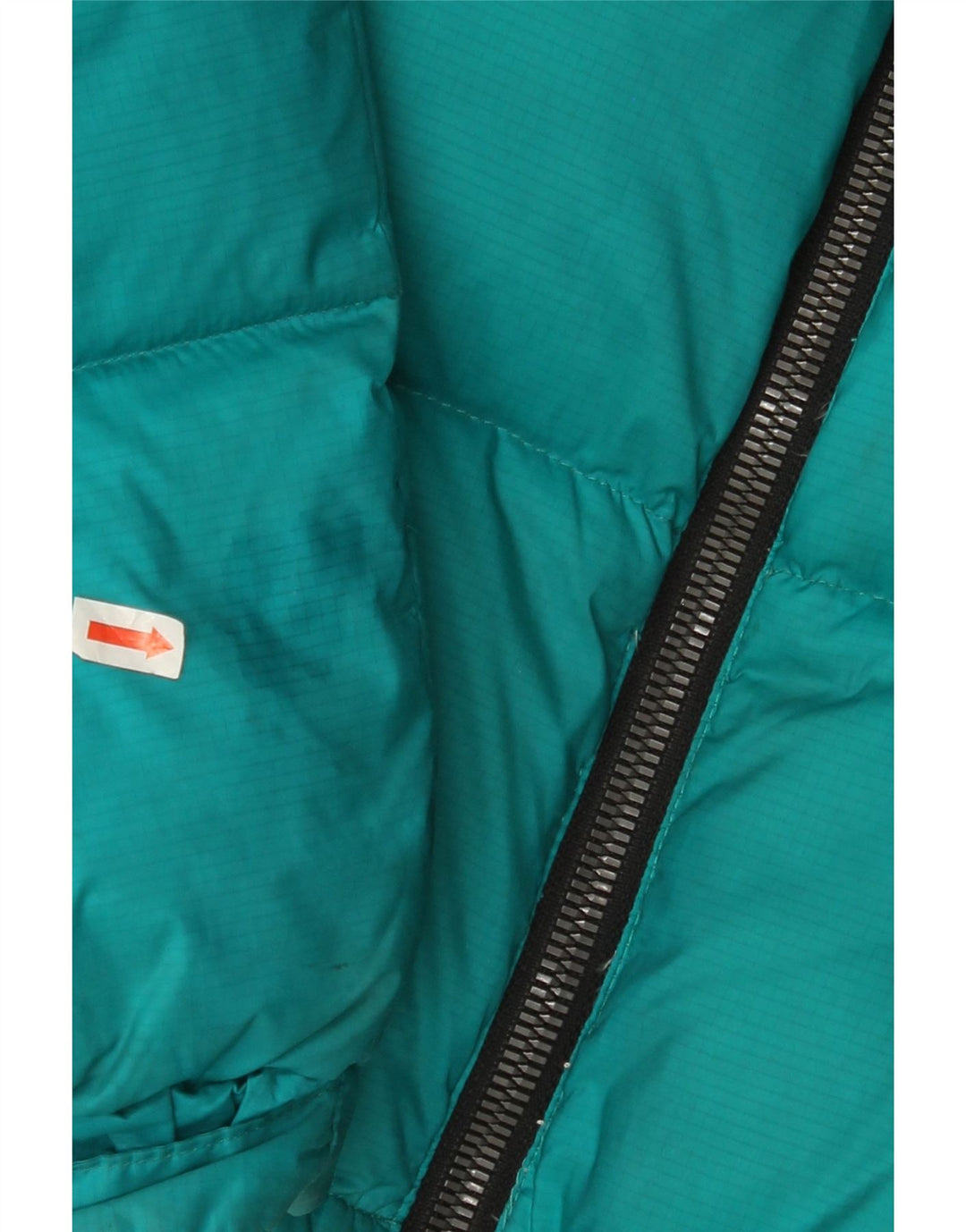 Superdry polstret jakke til kvinder UK 12 Medium Turkis Colourblock Polyester