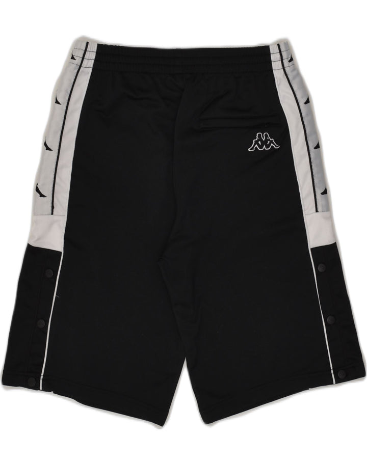 KAPPA Mens Sport Shorts XS Black Polyester | Vintage Kappa | Thrift | Second-Hand Kappa | Used Clothing | Messina Hembry 