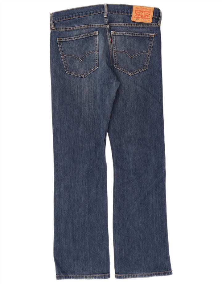 Levi's Herre 527 Bootcut Jeans W33 L32 Blå