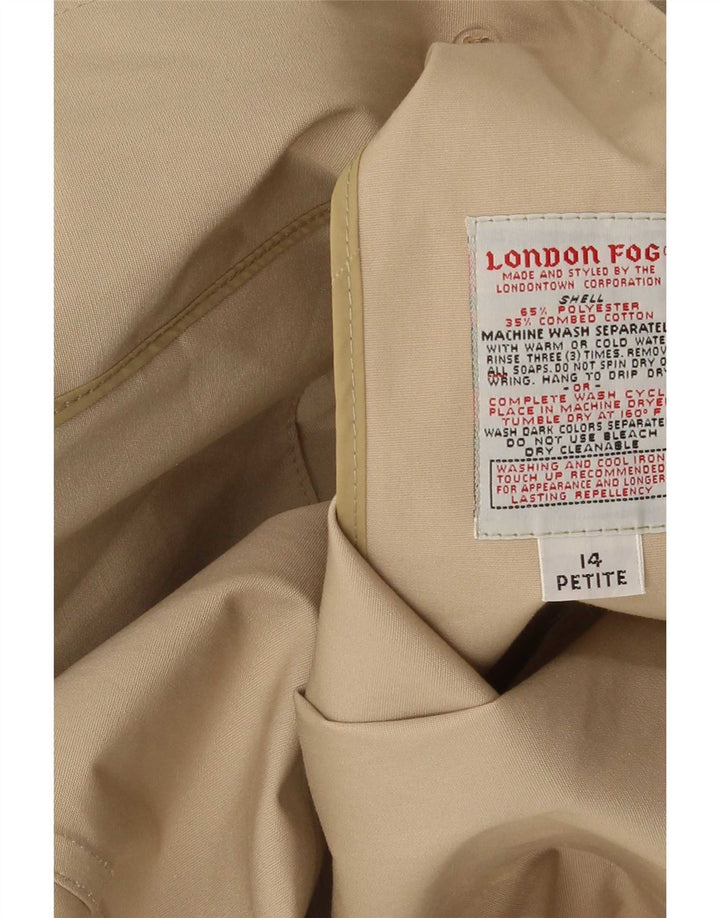 London Fog Dame Overfrakke US 14 XL Brun Polyester