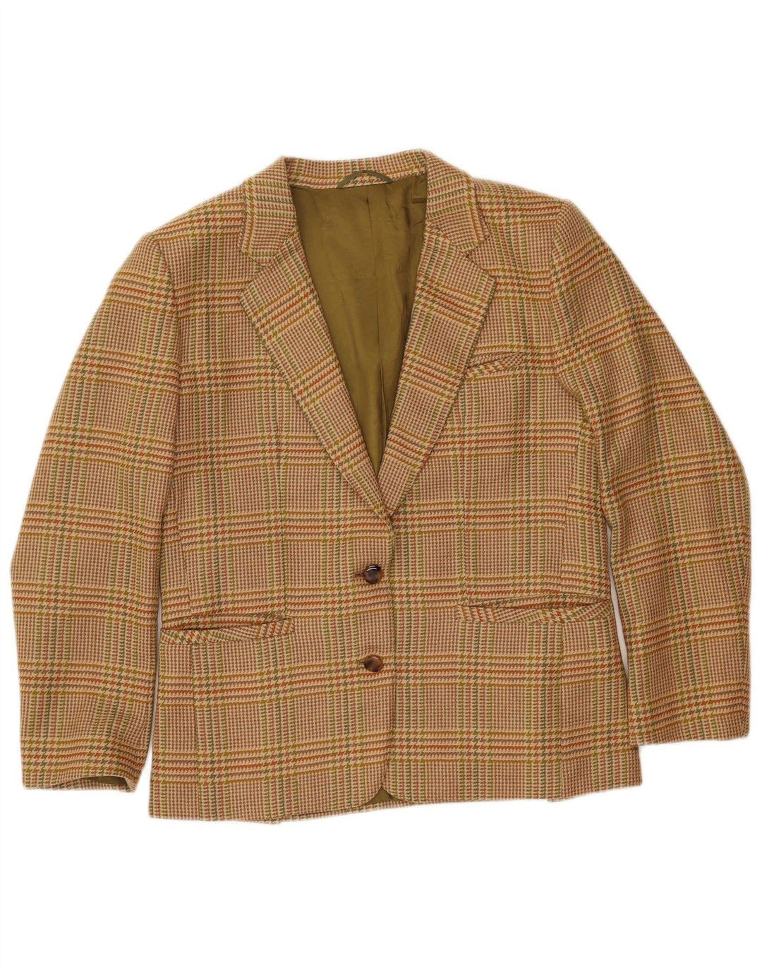 Daniela Jasoni Dame Jumaka Blazer Jacket IT 42 Medium Green Virgin Wool