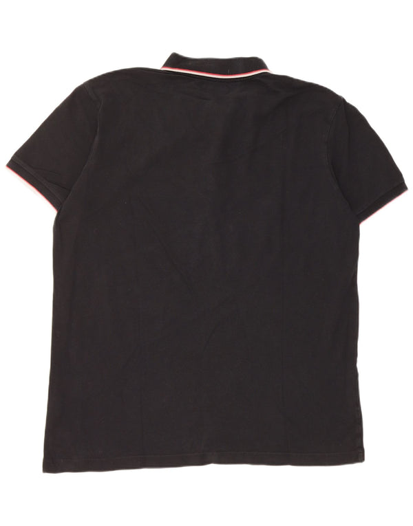 Kappa herre poloshirt 2XL sort bomuld
