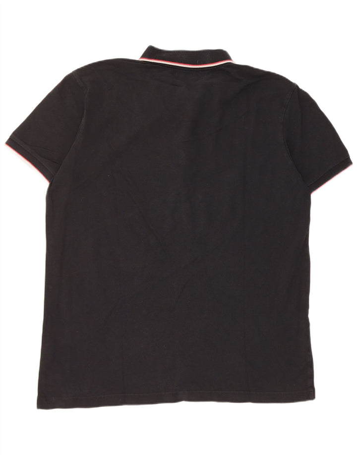 Kappa herre poloshirt 2XL sort bomuld