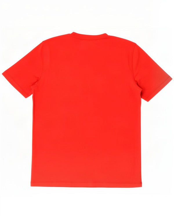 Hugo Boss Herre Grafisk T-Shirt Top Stor Rød Bomuld