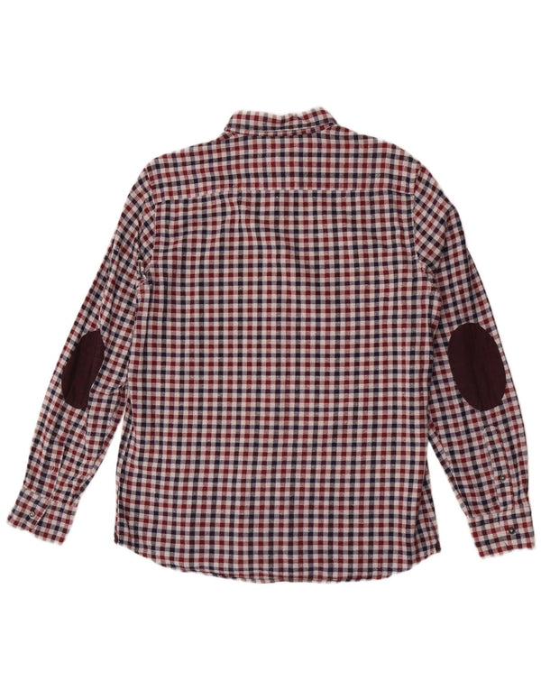 Massimo Dutti Herre Flanellskjorte Stor flerfarvet Gingham