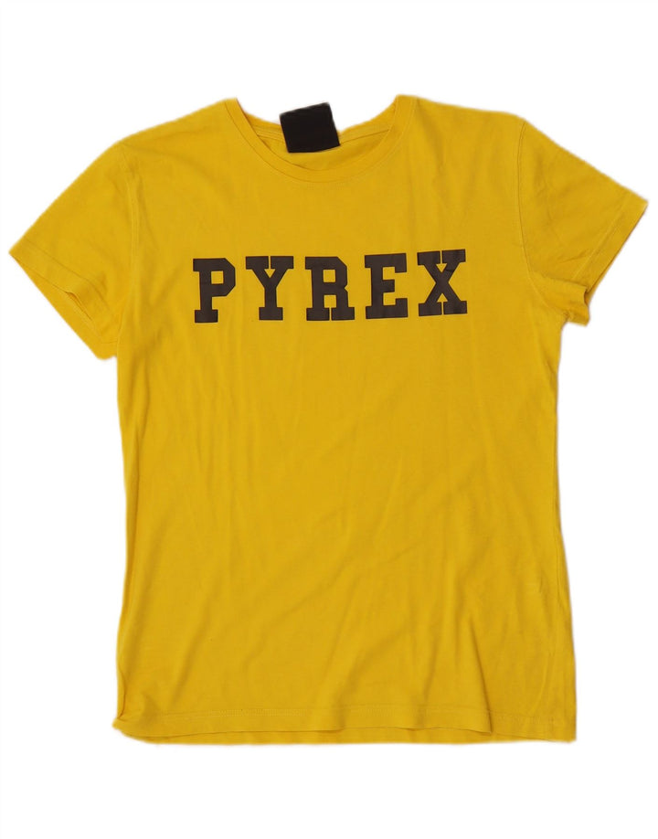 Pyrex Boys Grafisk T-Shirt Top 13-14 år Gul
