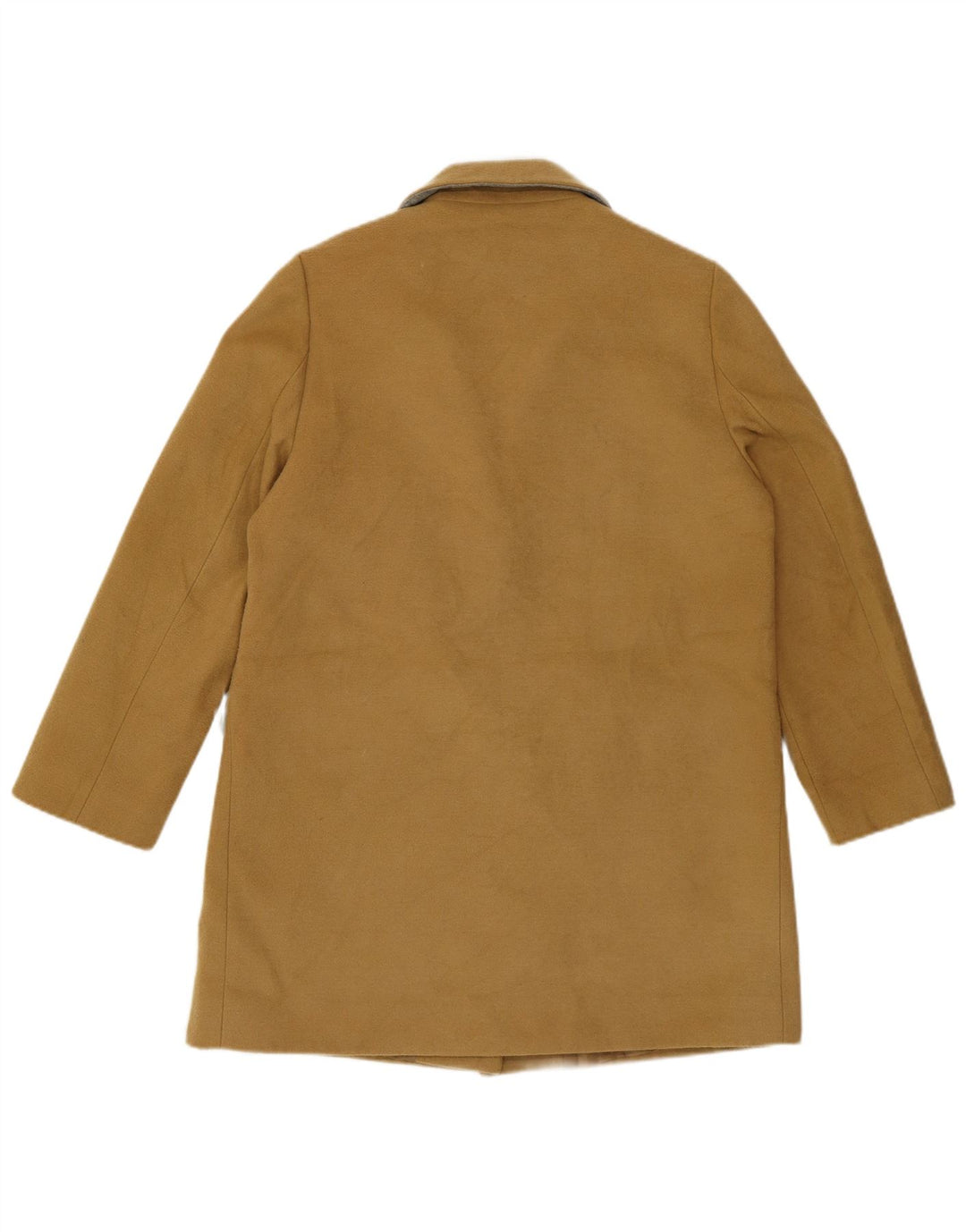 Topshop Dame Oversized Overfrakke UK 10 Lille Gul Polyester