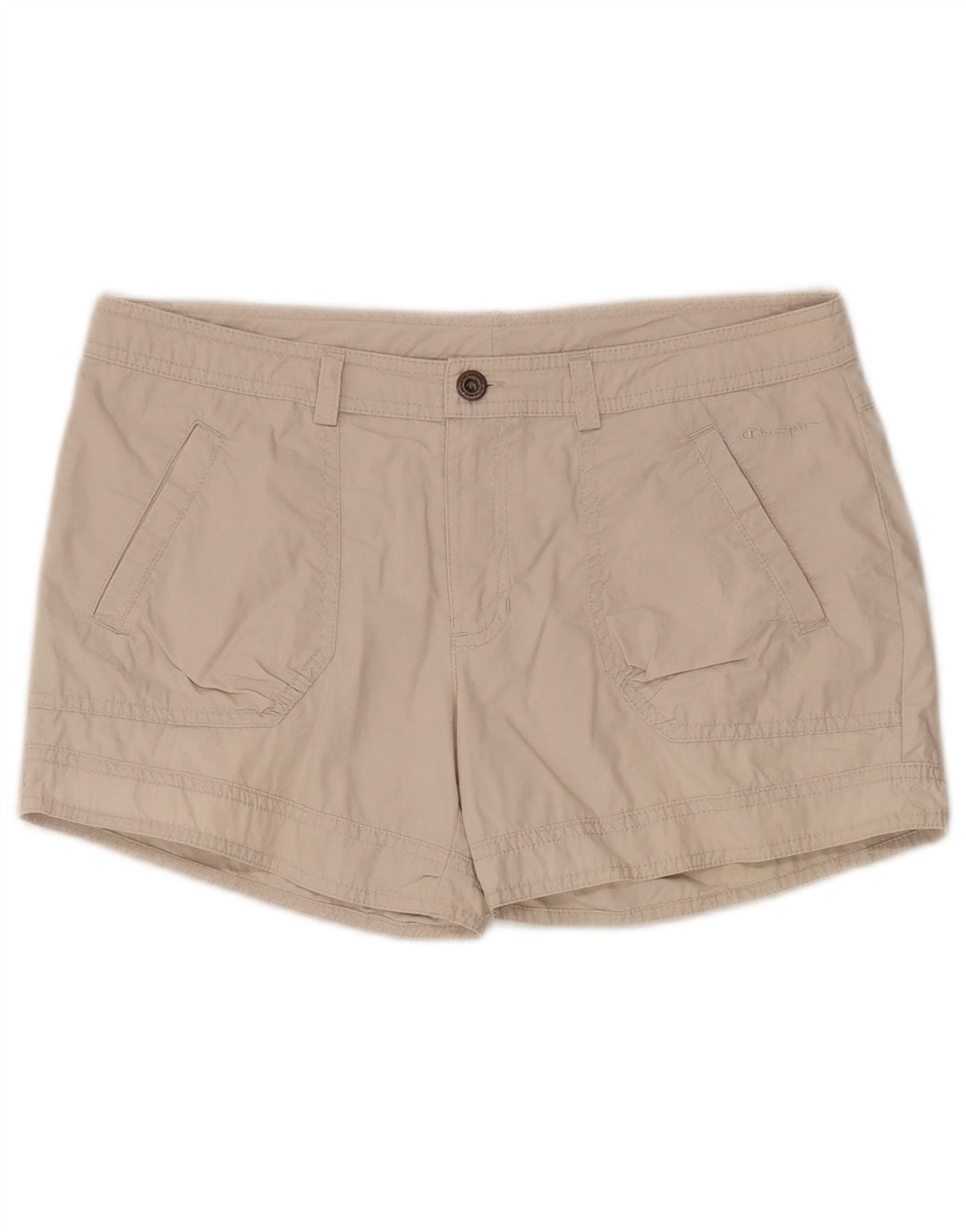 Champion Chino Shorts til kvinder Medium W30 Beige Bomuld