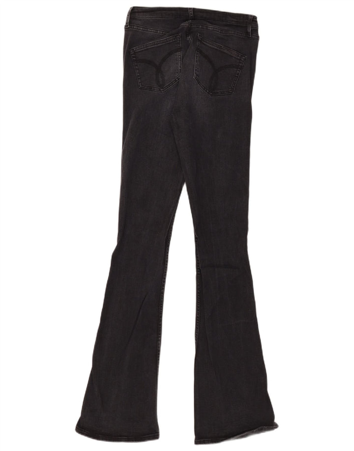 Calvin Klein Dame Slim Bootcut Jeans W28 L32 Sort Lyocell
