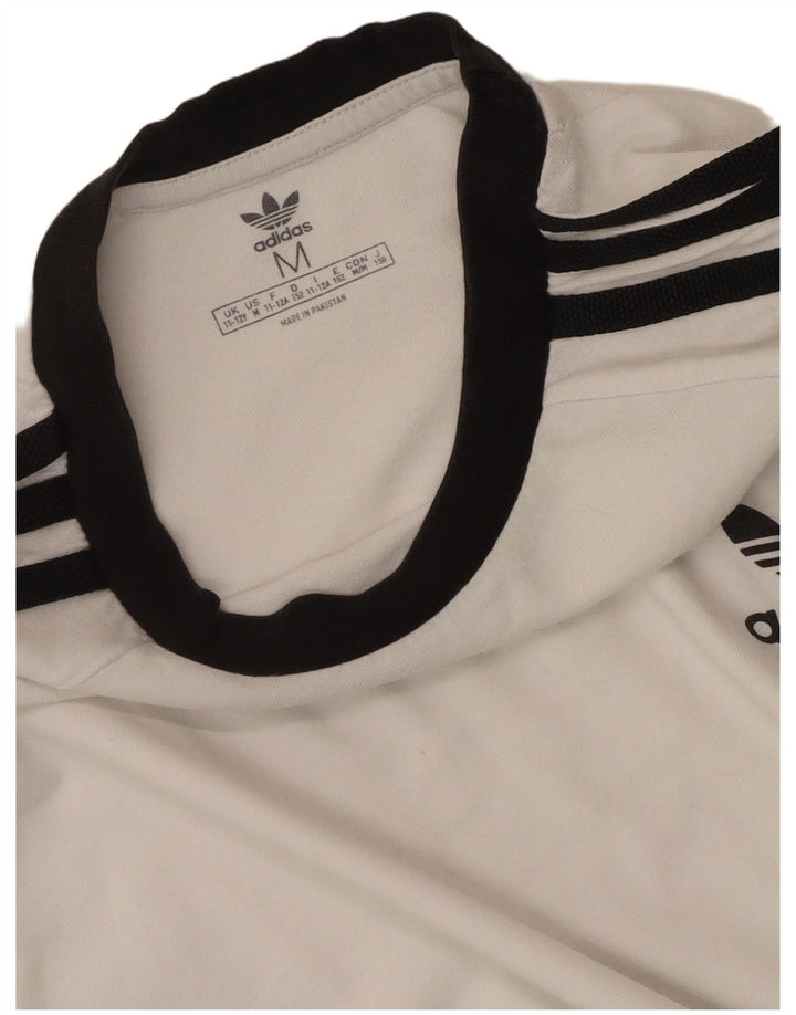Adidas Boys T-Shirt Top 11-12 år Medium White