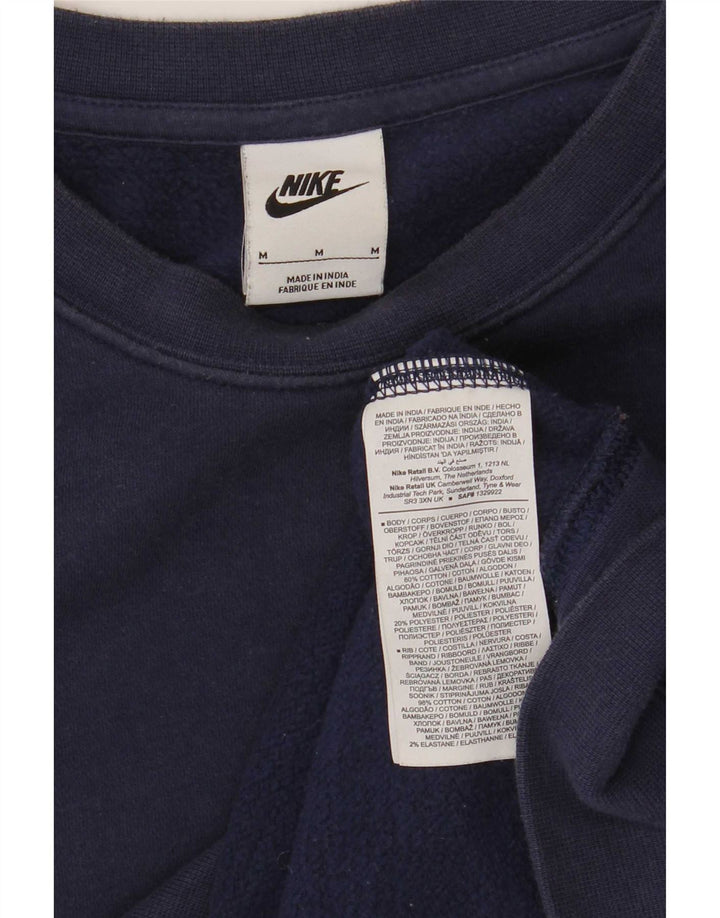 Nike grafisk sweatshirt til mænd Medium marineblå bomuld