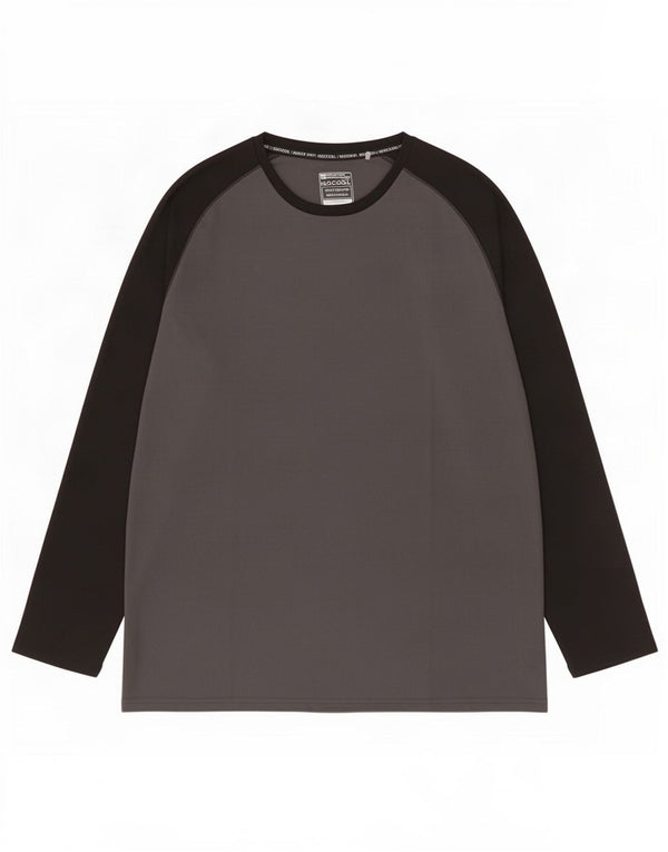 Mountain Warehouse Herre IsoCool Top Langærmet 2XL Grå Colourblock