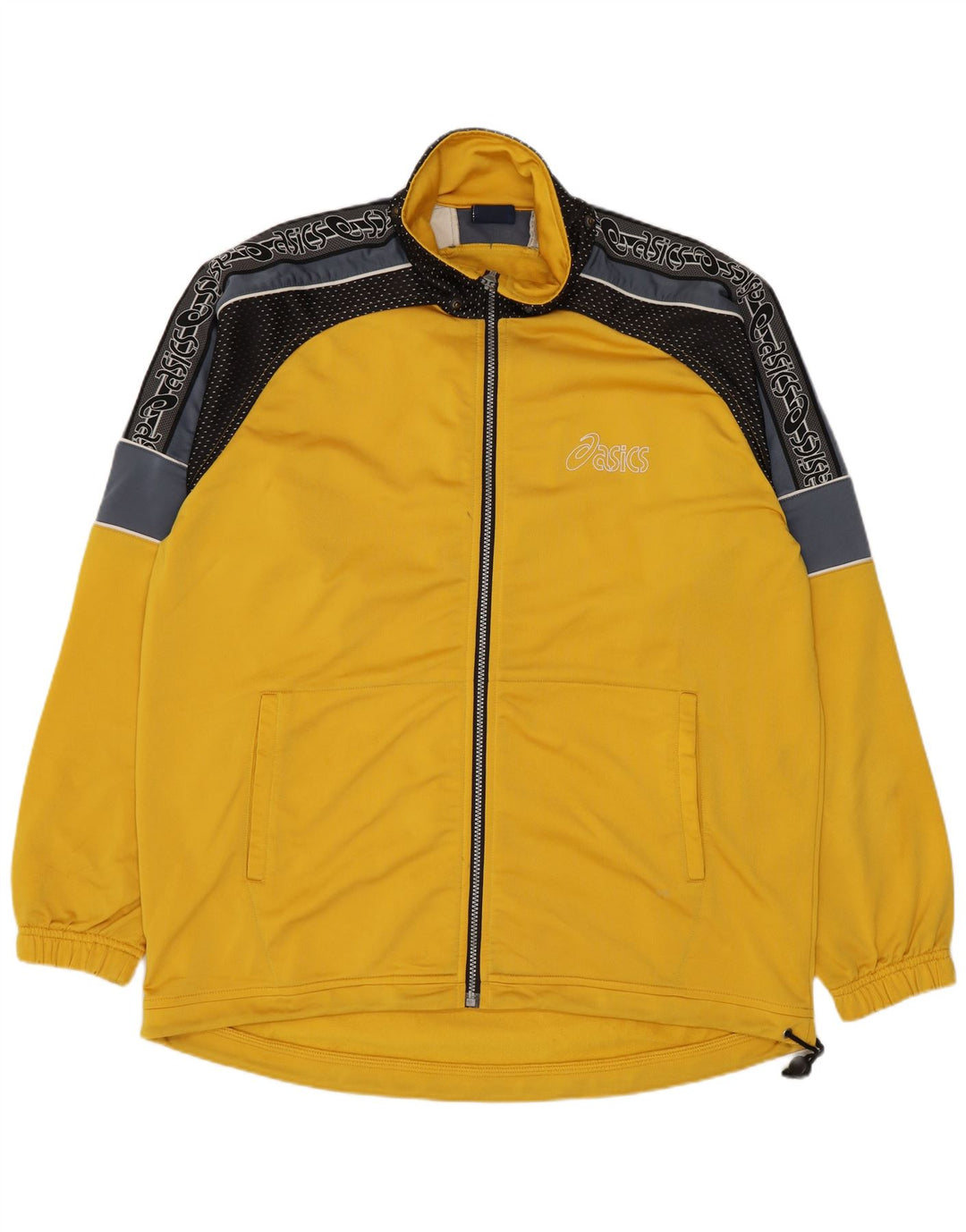 ASICS Herre grafisk træningsdragt Topjakke Medium Gul Colourblock