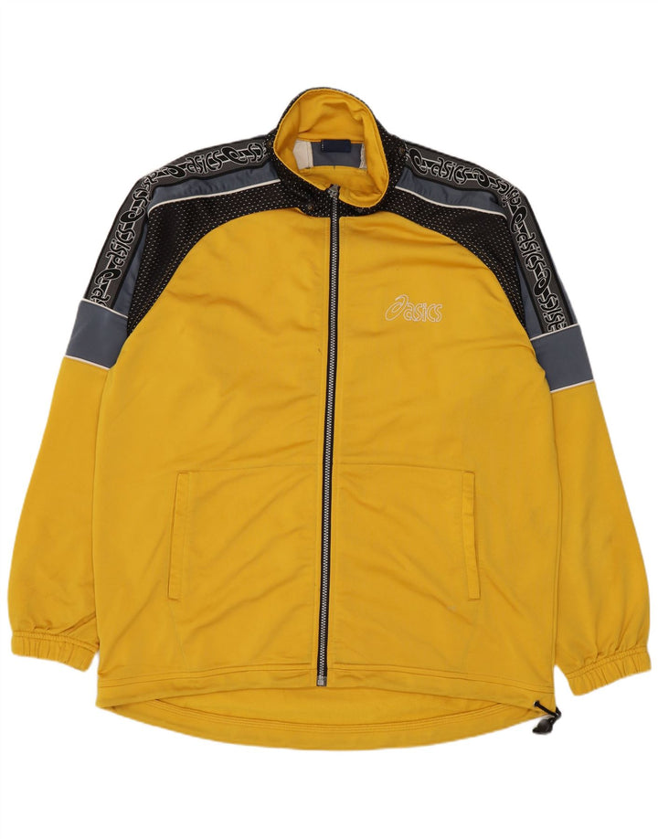 ASICS Herre grafisk træningsdragt Topjakke Medium Gul Colourblock