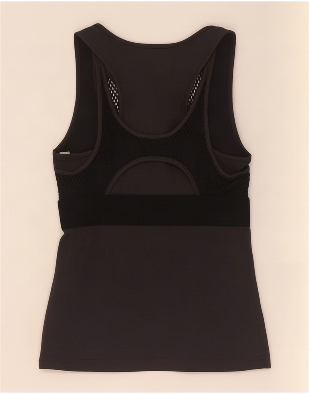 Adidas Dame Climalite Vest Top UK 4/6 XS Sort Polyester