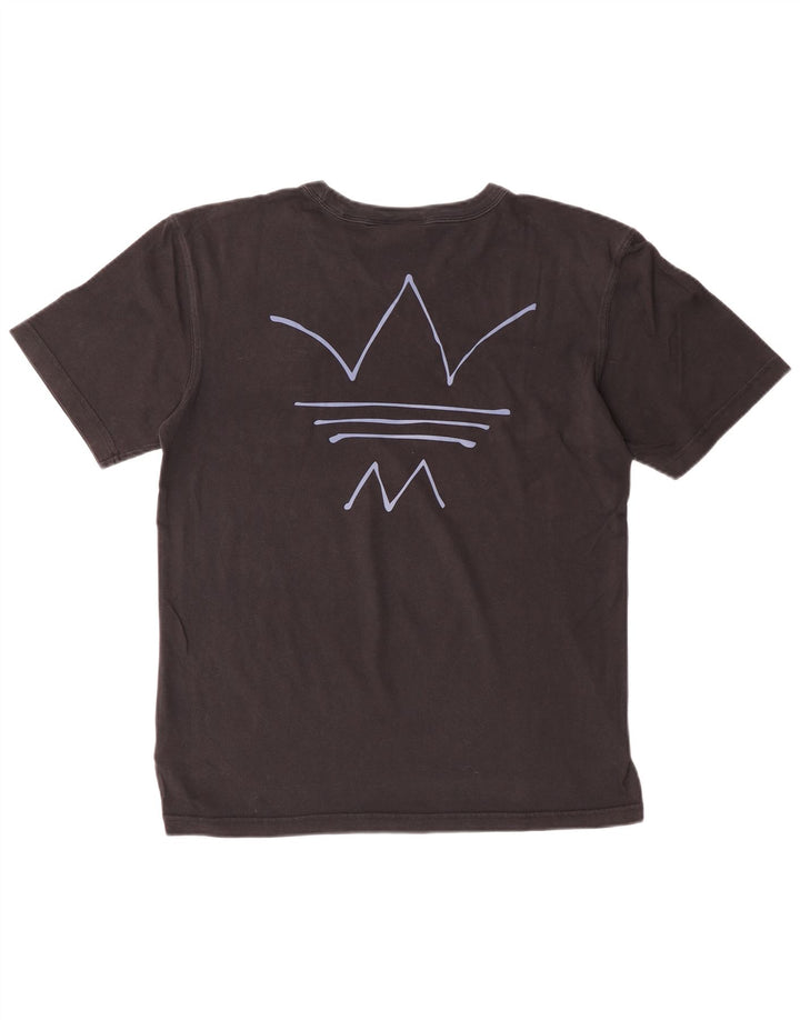 ADIDAS Grafisk T-shirt top til mænd, lille sort bomuld