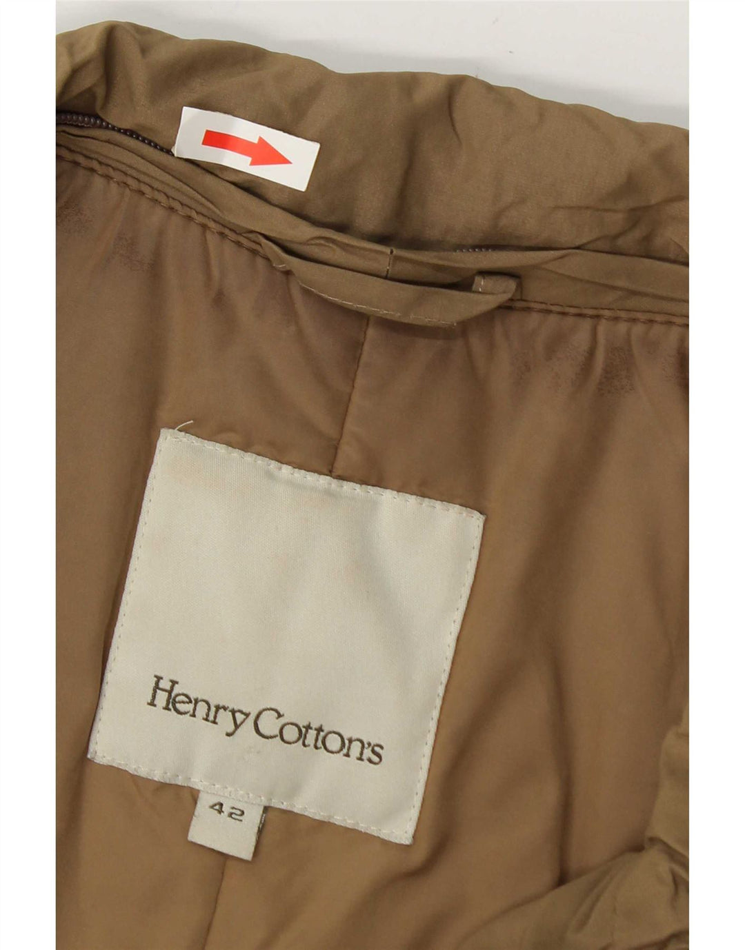 Henry Cottons Dame Bælte Utility Jacket IT 42 Medium Khaki Polyamid
