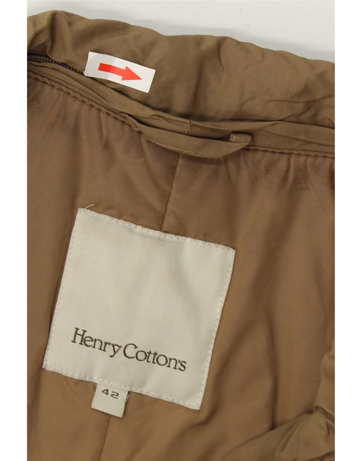 Henry Cottons Dame Bælte Utility Jacket IT 42 Medium Khaki Polyamid
