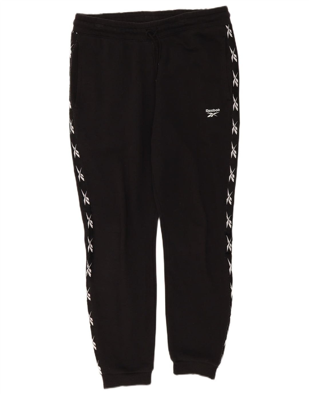 Reebok Herre grafisk træningsdragt Bukser Joggers Medium Sort Bomuld
