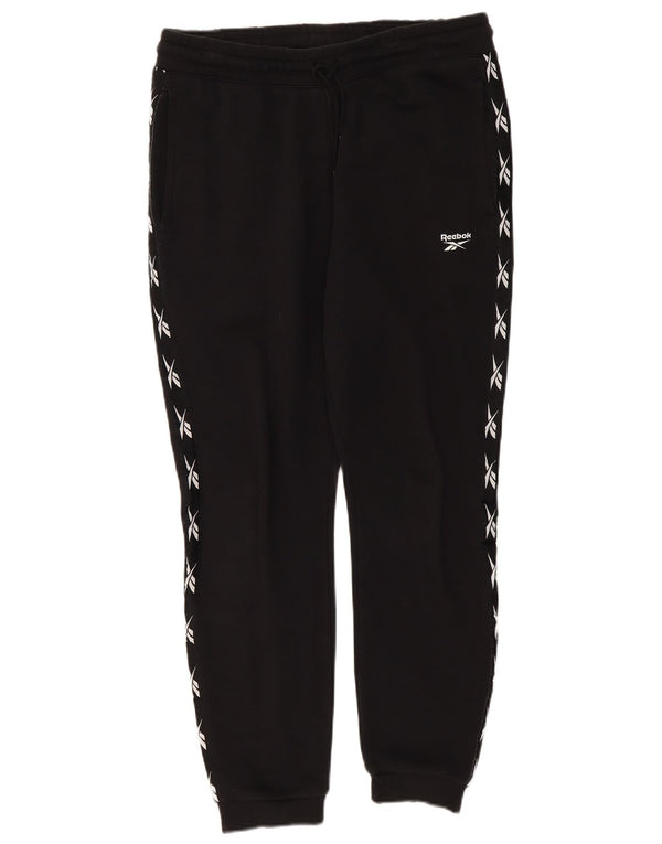 Reebok Herre grafisk træningsdragt Bukser Joggers Medium Sort Bomuld