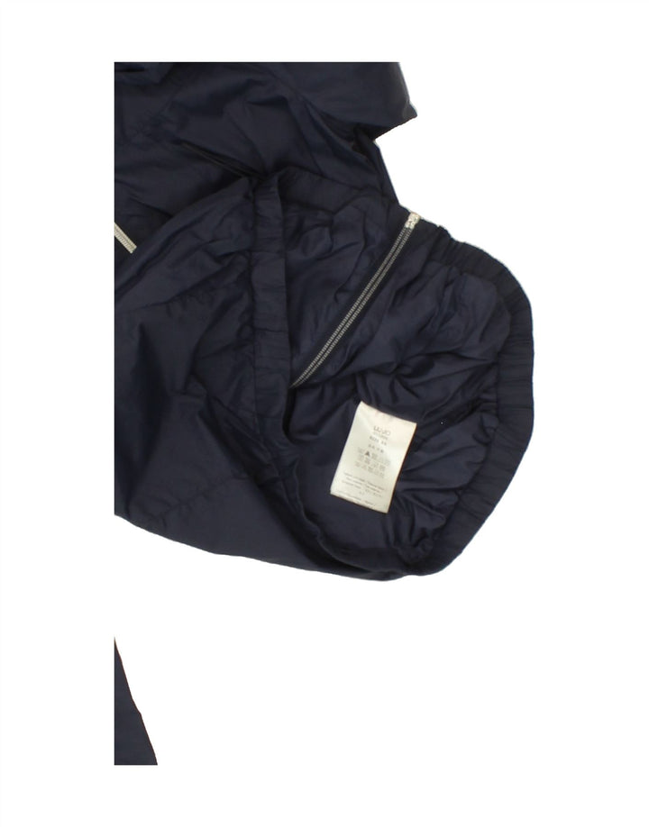 LIU JO Girls Rain Jacket 7-8 Years Navy Blue Polyamide Vintage Liu Jo and Second-Hand Liu Jo from Messina Hembry 