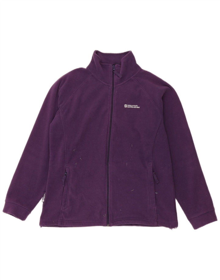 Mountain Warehouse Dame Fleecejakke UK 16 Stor Lilla Polyester