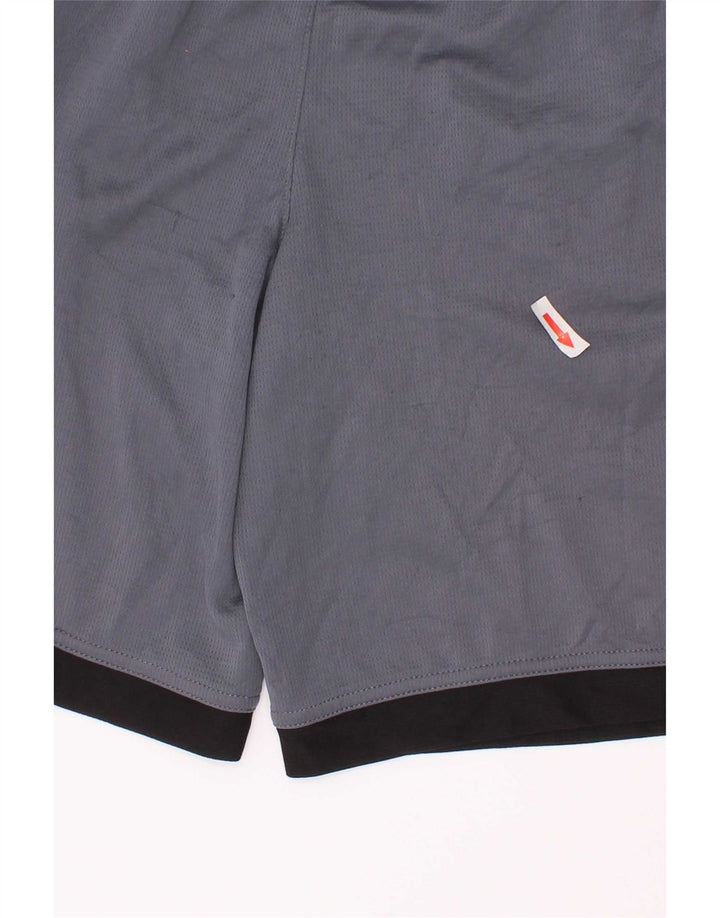 Adidas Boys Sports Shorts 10-11 år Medium Blue Colourblock Polyester