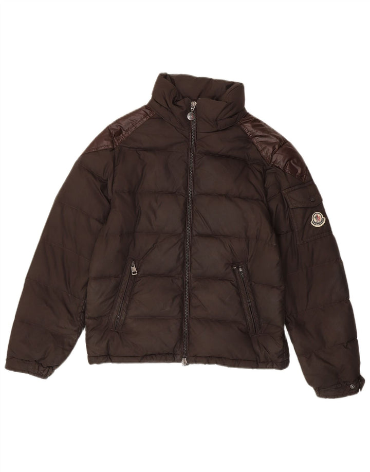 Moncler drenge polstret jakke 11-12 år brun polyester