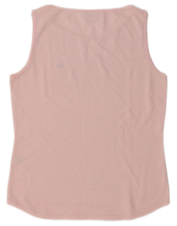 LACOSTE Damevest Top Str. 42 Large Pink Bomuld