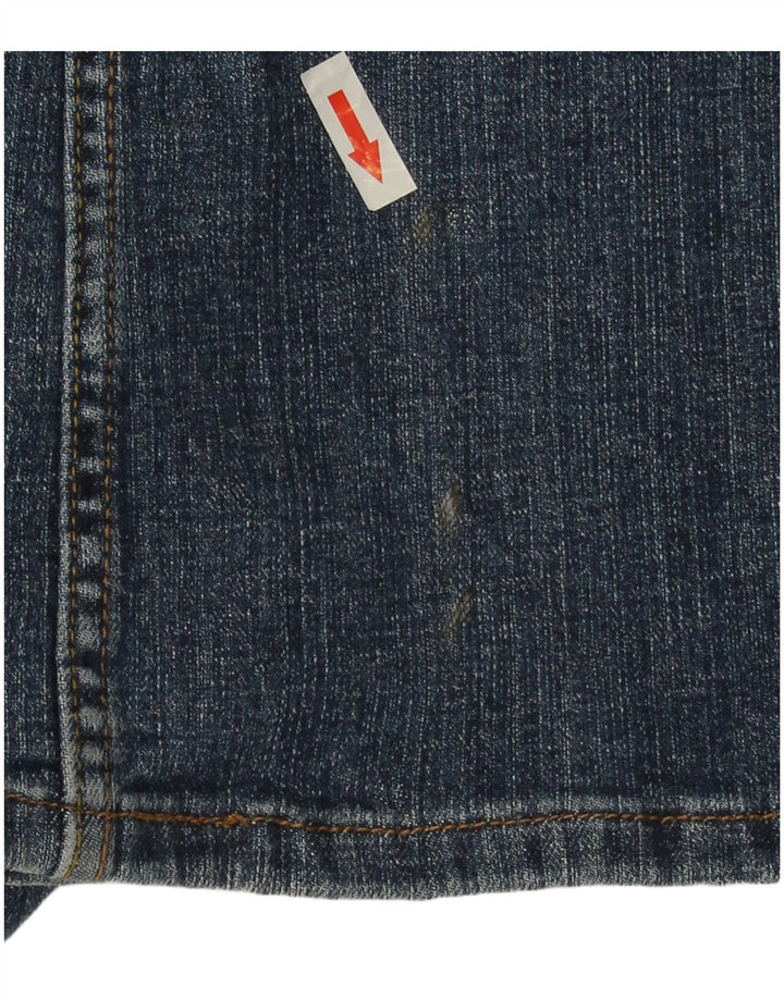LEVI'S Dame 518 Super Low Bootcut Jeans US 5 Medium W28 L31 Blå Bomuld