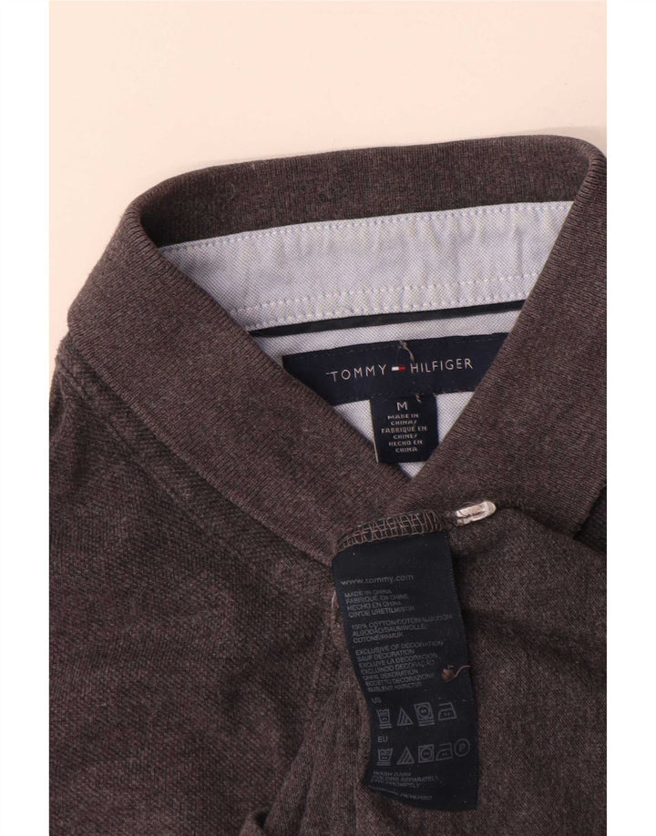 Tommy Hilfiger herre poloshirt mellemgrå bomuld
