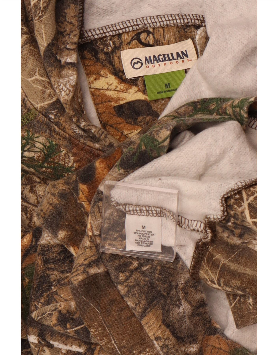 MAGELLAN hættetrøje til drenge 11-12 år Medium Brun Camouflage
