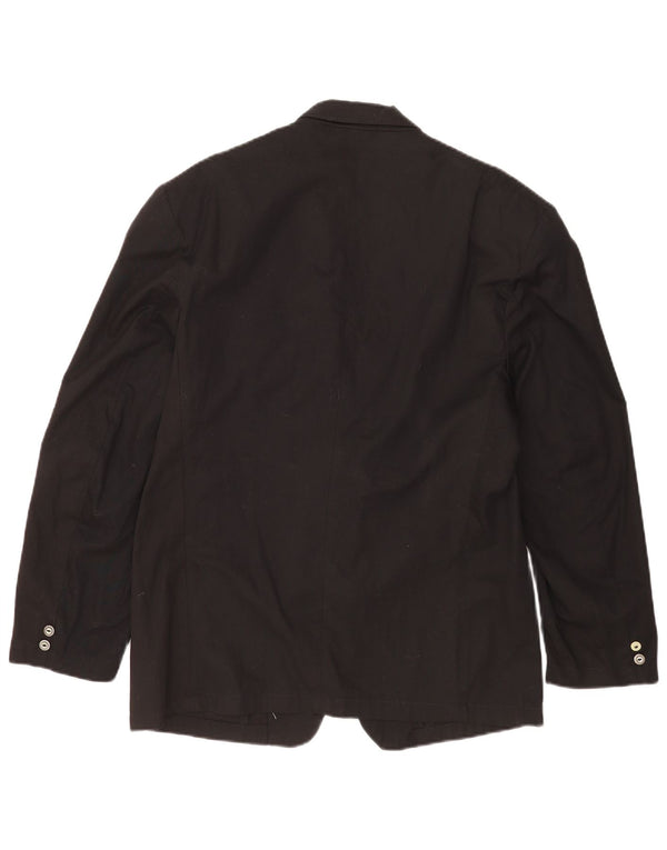 Mash Herre 2 Button Blazer Jacket UK 40 Large Black Bomuld