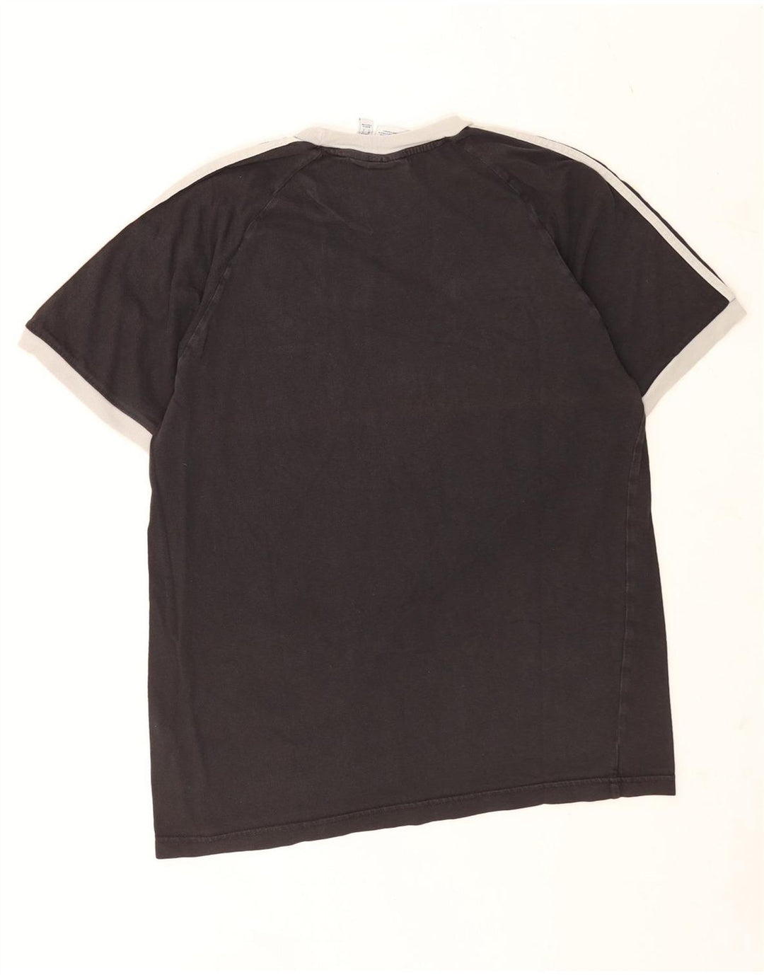 Adidas Herre T-Shirt Top Stor Sort Bomuld