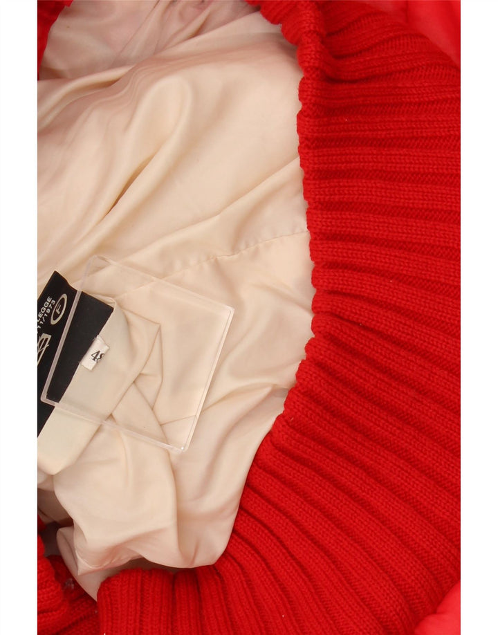 RADICI Polstret hættejakke til mænd IT 48 Medium rød polyamid