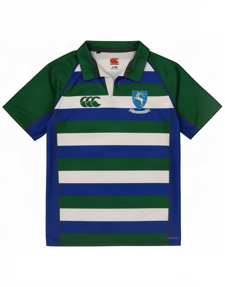 Canterbury Boys Polo Shirt 13-14 år Flerfarvet stribet polyester
