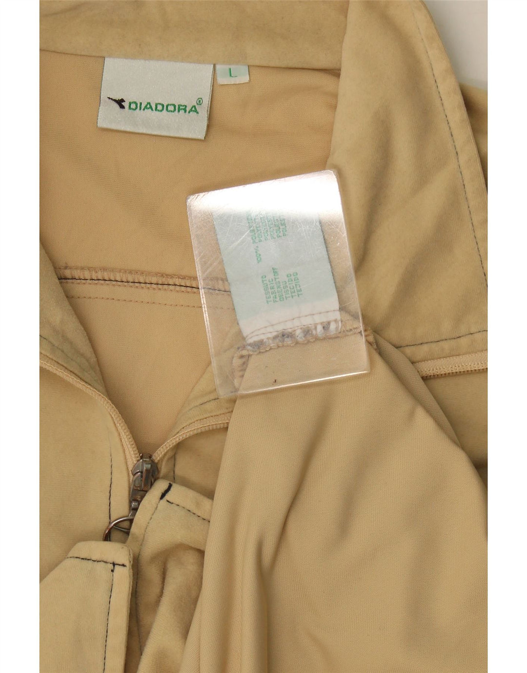 Diadora Herre træningsdragt Topjakke Stor Beige Polyester