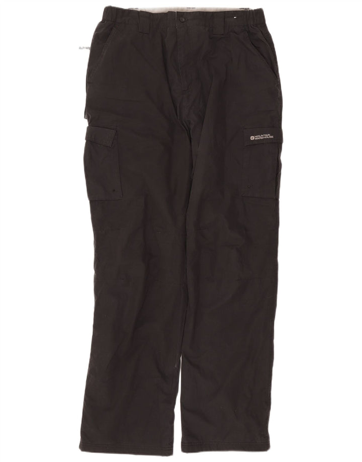 Mountain Warehouse Herre Straight Cargo Bukser W36 L32 Grå Polyester