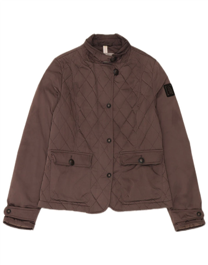 Refrigiwear Womens Quilted Jacket UK 10 Small Grå Polyester