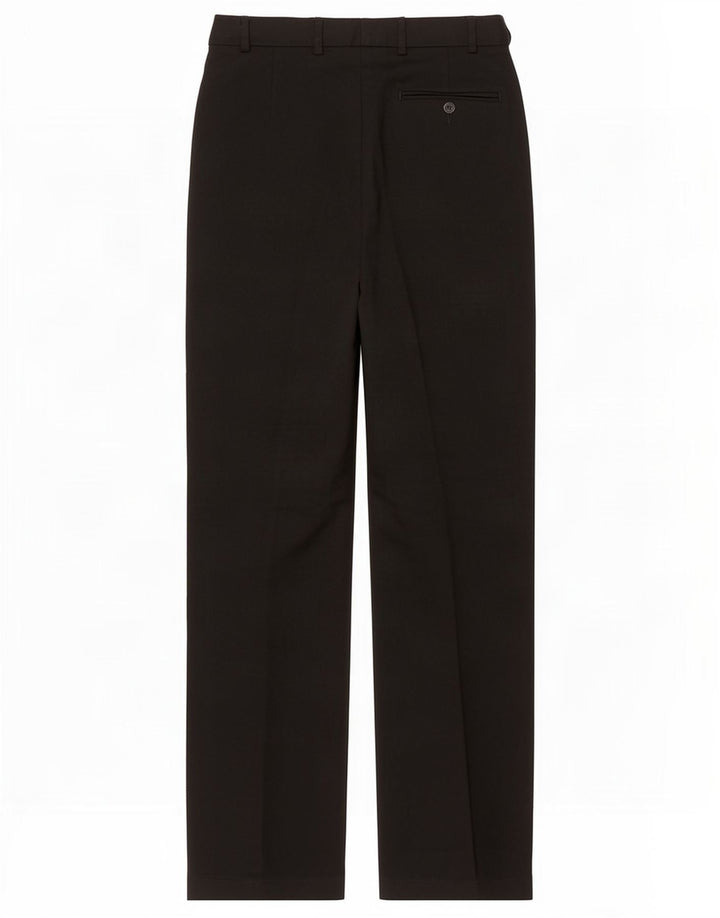 Marks & Spencer Straight Suit Bukser til mænd W30 L33 Sort polyester