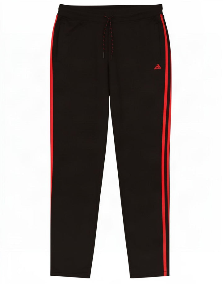 Adidas Dame Climalite Træningsdragt Bukser UK 14 Medium Sort Polyester