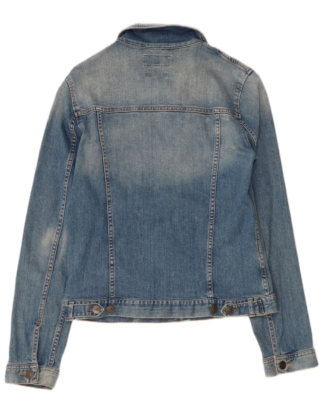 Fat Face Dame denimjakke UK 10 Small Blue Cotton