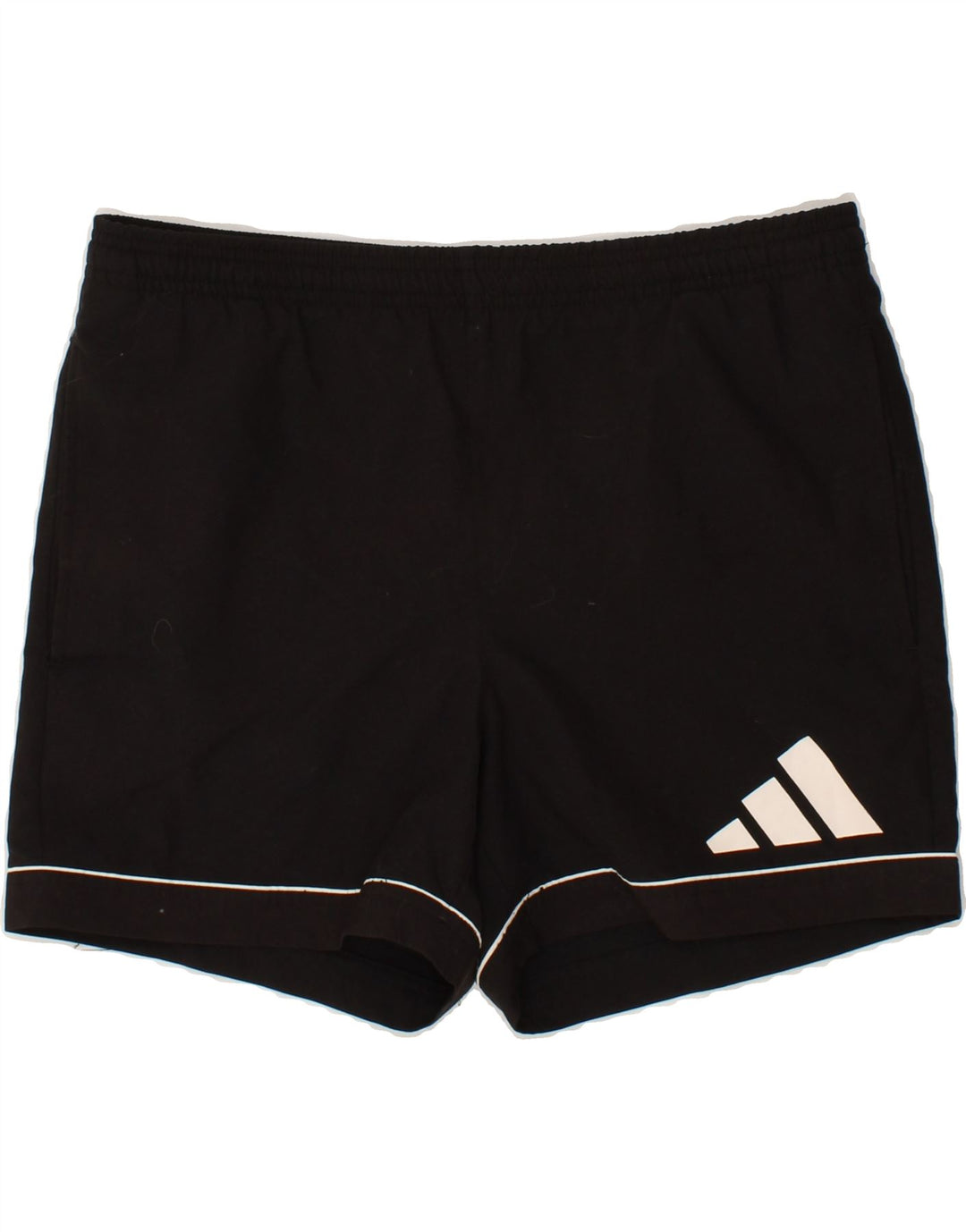 ADIDAS Boys Sport Shorts 15-16 Years Black Polyester Vintage Adidas and Second-Hand Adidas from Messina Hembry 